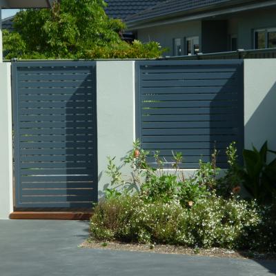 Aluminium Slat gate and fence insert Hawke's Bay